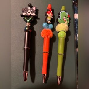Colorful Character-Themed Pens